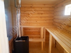 Баня из бревна 7×14 (ББ-18), 98 м²