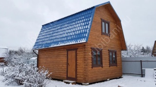 Баня 5 на 5 с комнатой отдыха 25 м²