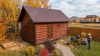 Баня 3×6 м, 18 м²