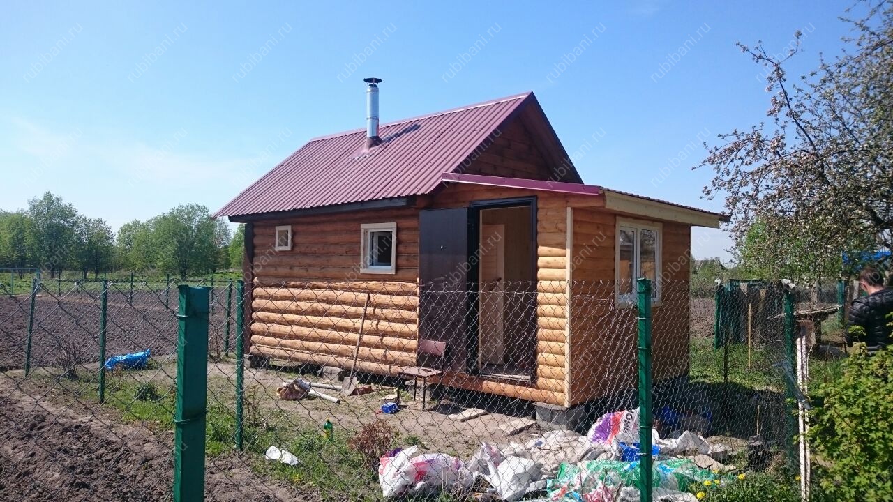 Баня 5 на 4, сруб в лапу — фото 2 Баня 5 на 4, сруб в лапу — фото 2