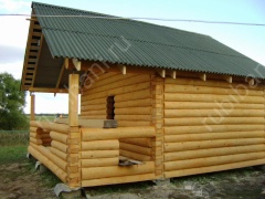 Баня 5 на 6 с хозблоком 42 м²