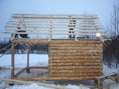 Баня 4×3 с террасой, 20 м²