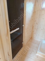 Одноэтажная баня с комнатой отдыха 15 м²