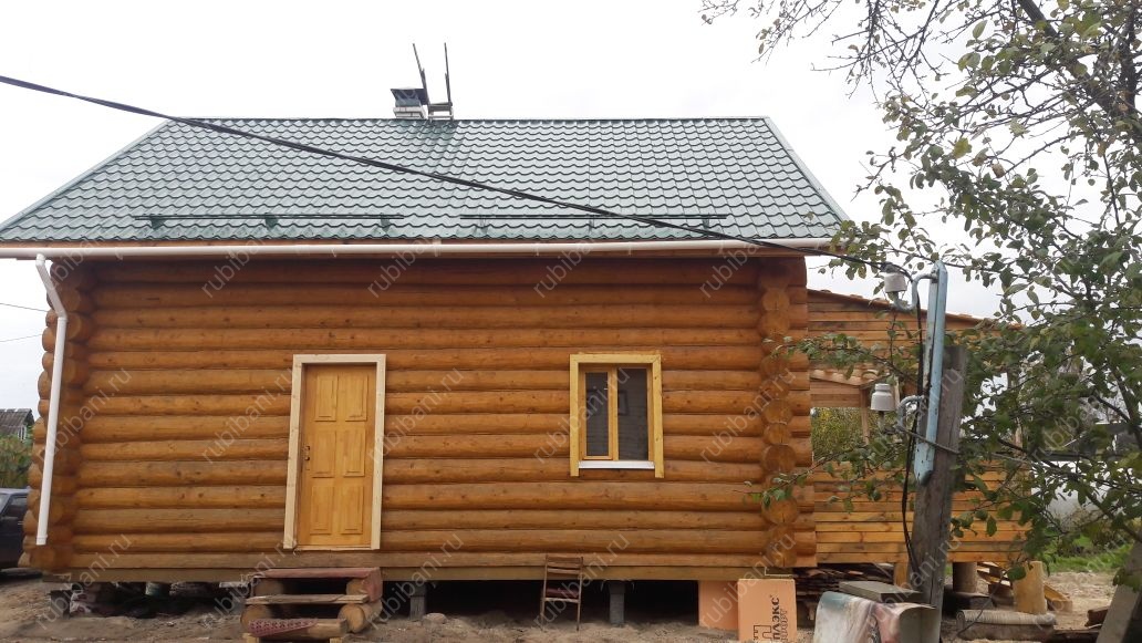 Баня 5 на 4, сруб в лапу — фото 1 Баня 5 на 4, сруб в лапу — фото 1