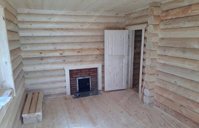 Баня из оцилиндрованного бревна под ключ 5,5 на 8,5 — фото 8 Баня из оцилиндрованного бревна под ключ 5,5 на 8,5 — фото 8