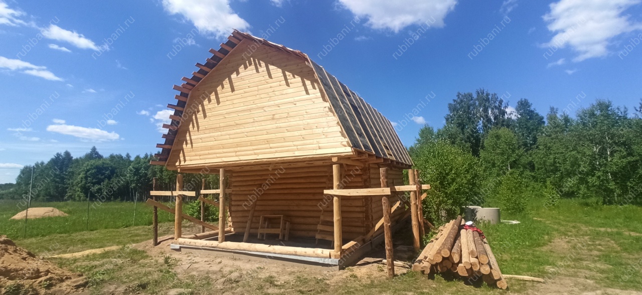 Дом- баня 6 на 6 под усадку — фото 4 Дом- баня 6 на 6 под усадку — фото 4