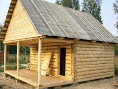 Баня 6×3 с террасой, 30 м²