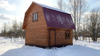 Баня 5 на 5 с комнатой отдыха 25 м²