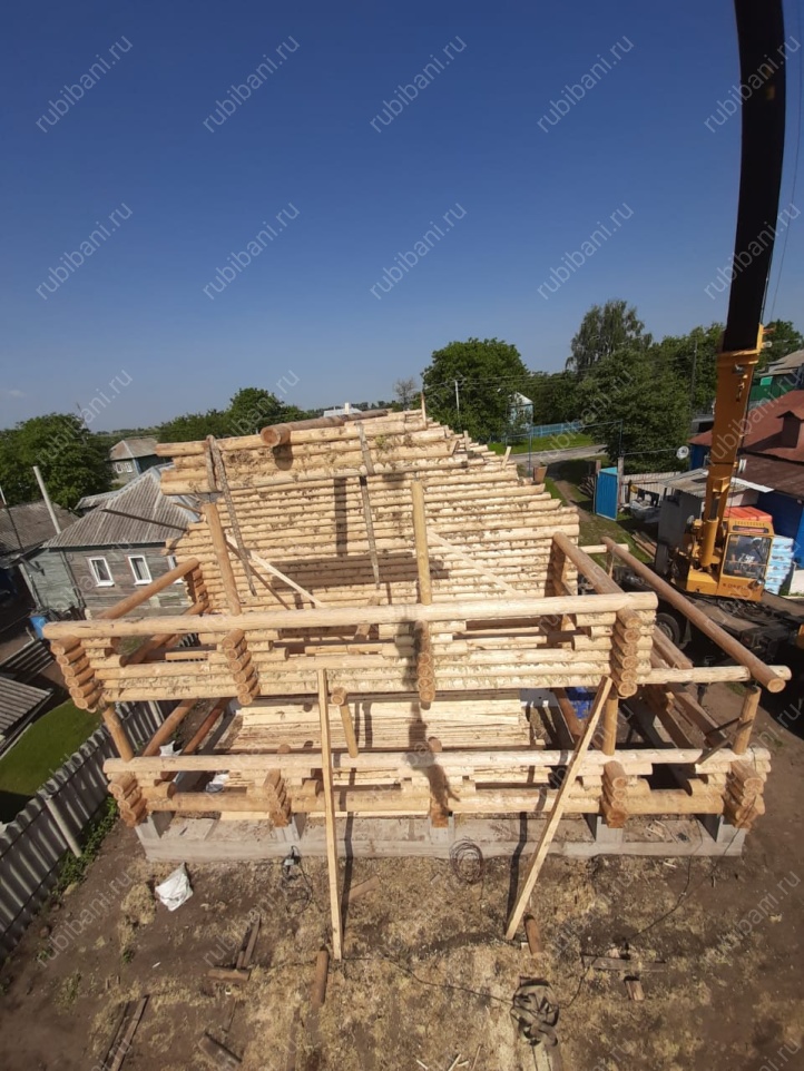 Дом-баня 8 на 8 сруб в чашу — фото 28 Дом-баня 8 на 8 сруб в чашу — фото 28