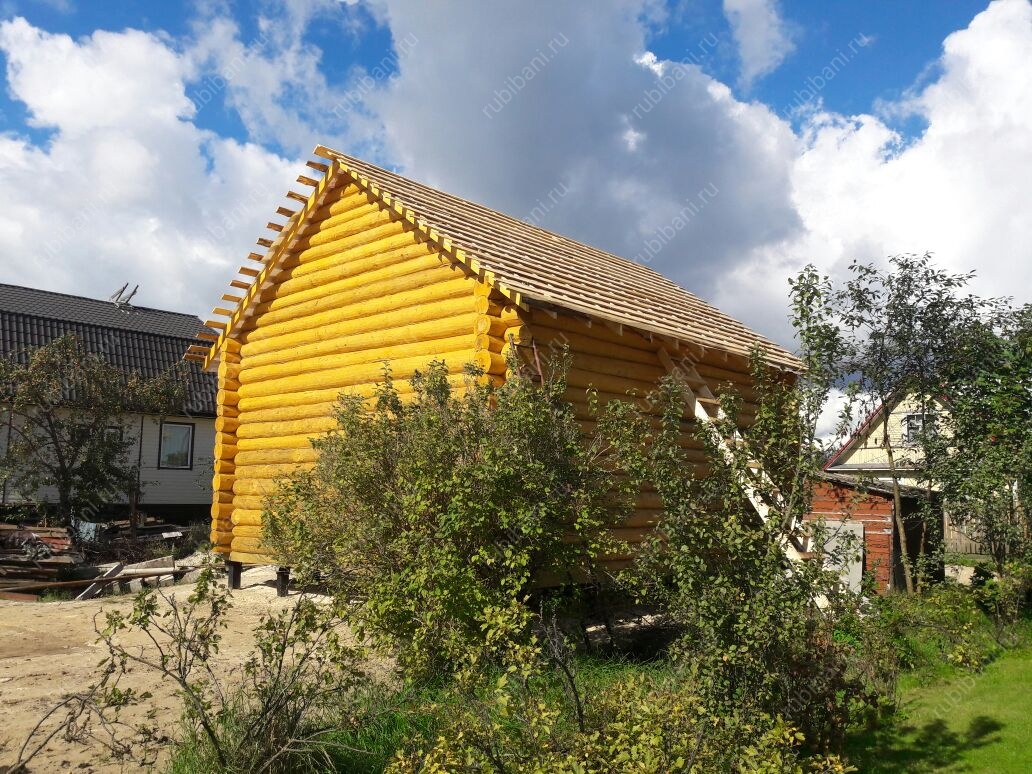 Дом 6 на 9, сруб в чашу — фото 3 Дом 6 на 9, сруб в чашу — фото 3