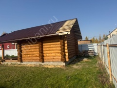 Баня 5×8 с террасой, 25 м²
