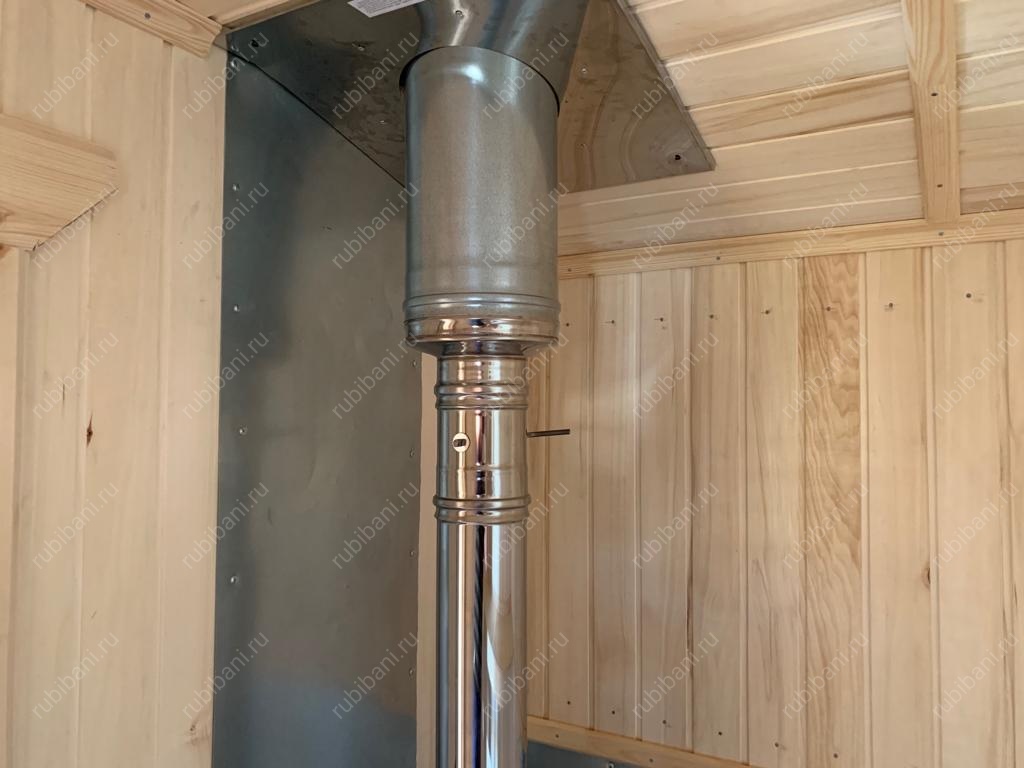 Баня из бревна 2 на 7 с крыльцом — фото 10 Баня из бревна 2 на 7 с крыльцом — фото 10