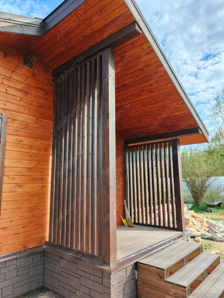 Баня из бруса 6 на 6 с печью под ключ по проекту Б-153 — фото 4 Баня из бруса 6 на 6 с печью под ключ по проекту Б-153 — фото 4