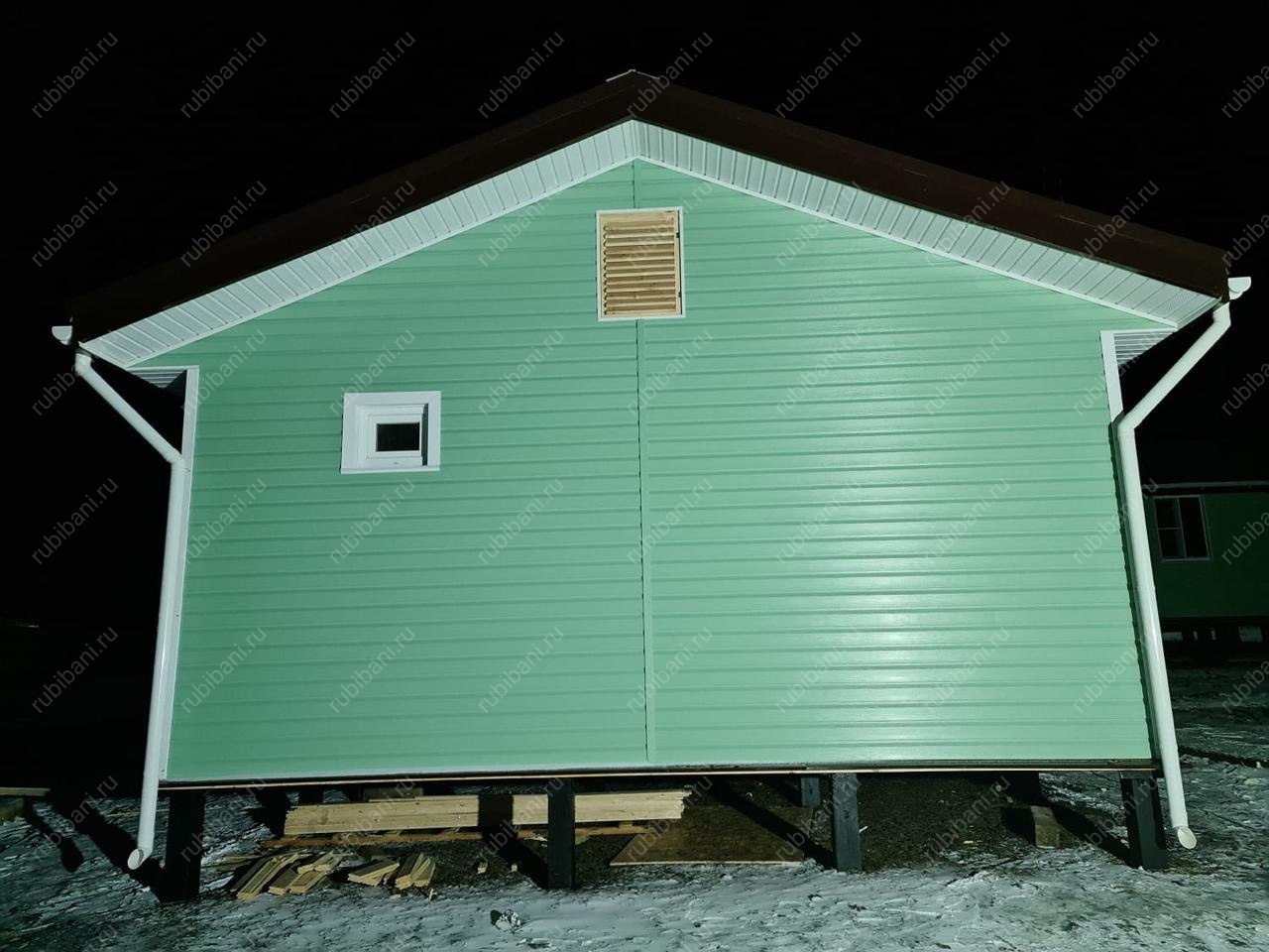 Баня из бруса 6х8 Проект Б-81 — фото 3 Баня из бруса 6х8 Проект Б-81 — фото 3