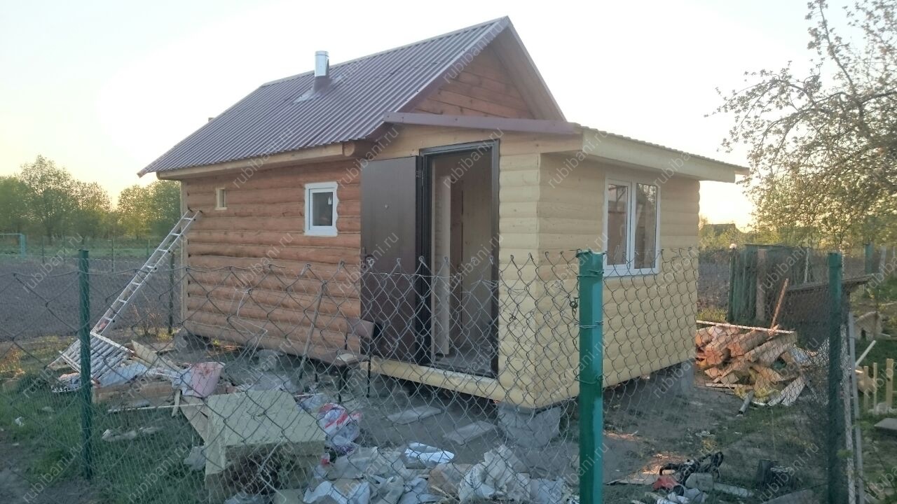 Баня 5 на 4, сруб в лапу — фото 3 Баня 5 на 4, сруб в лапу — фото 3