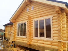 Баня из бревна 7×14 (ББ-18), 98 м²