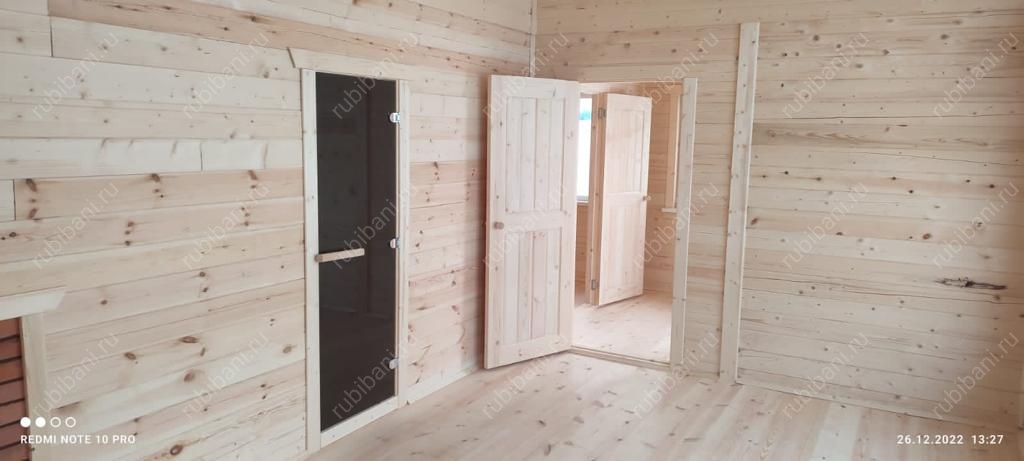 Баня из профилированного бруса под ключ — фото 7 Баня из профилированного бруса под ключ — фото 7