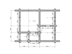 Баня из бревна 4.6×5.5 (ББ-3), 23 м²