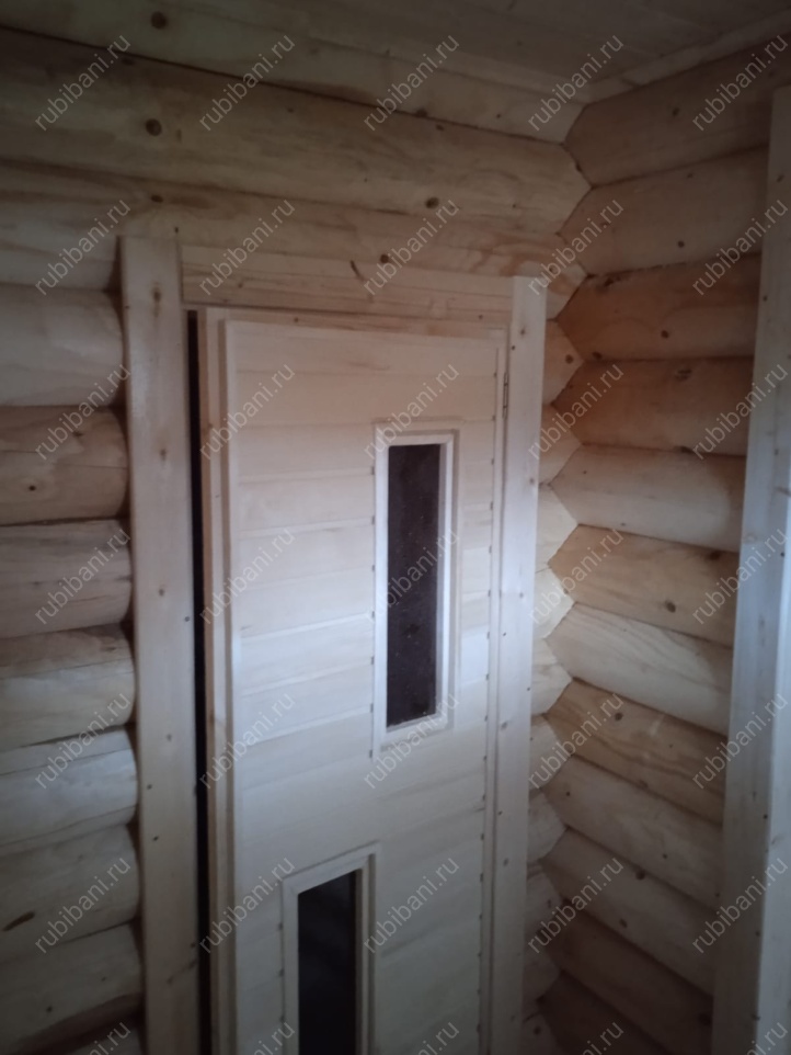 Баня из бревна под ключ 4,5х5,6 — фото 4 Баня из бревна под ключ 4,5х5,6 — фото 4