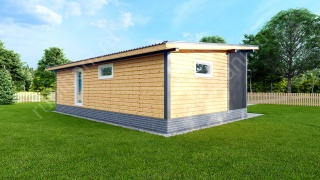 Баня из бруса 6×10 (Б-146), 60 м²